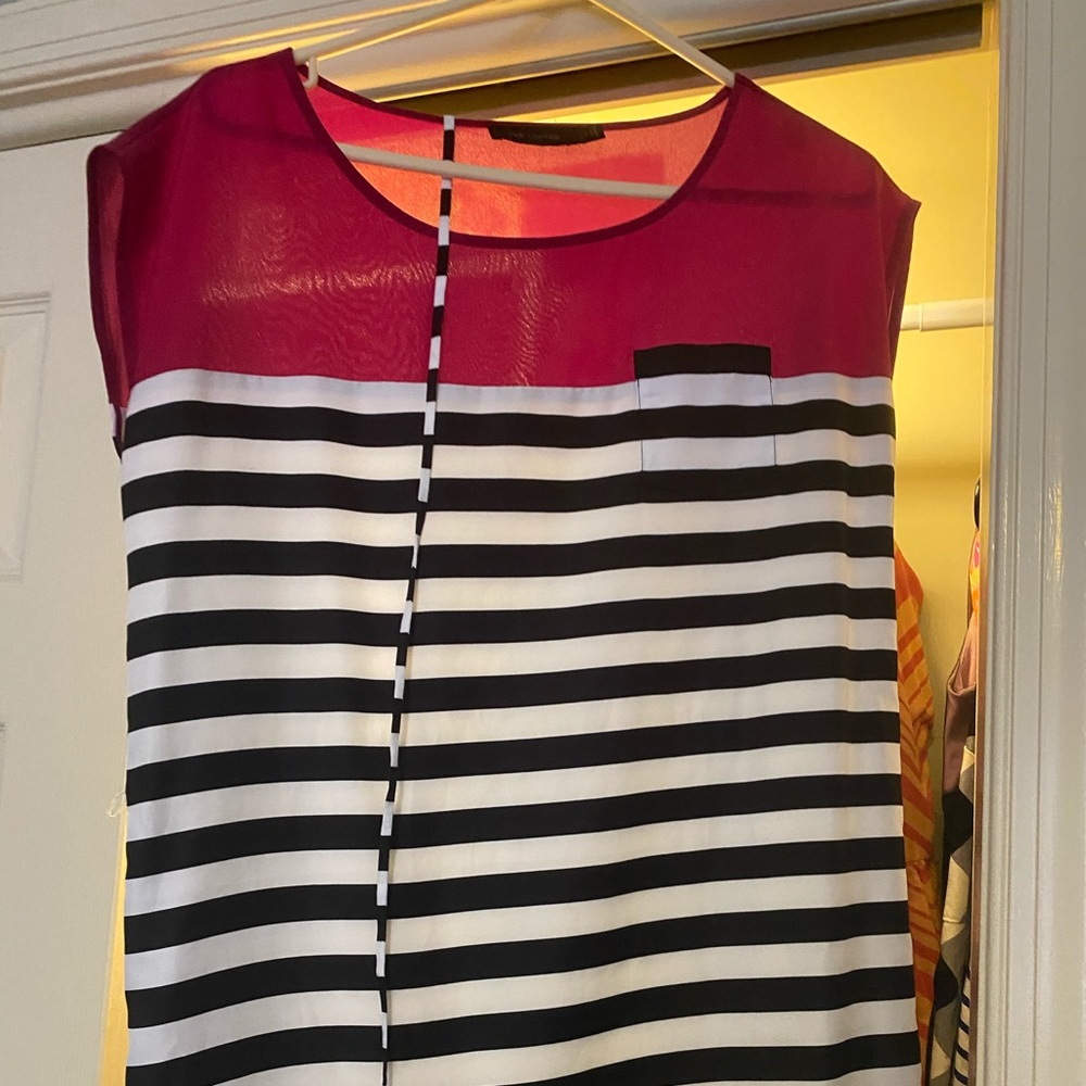 Nautical Striped Shirt Dress